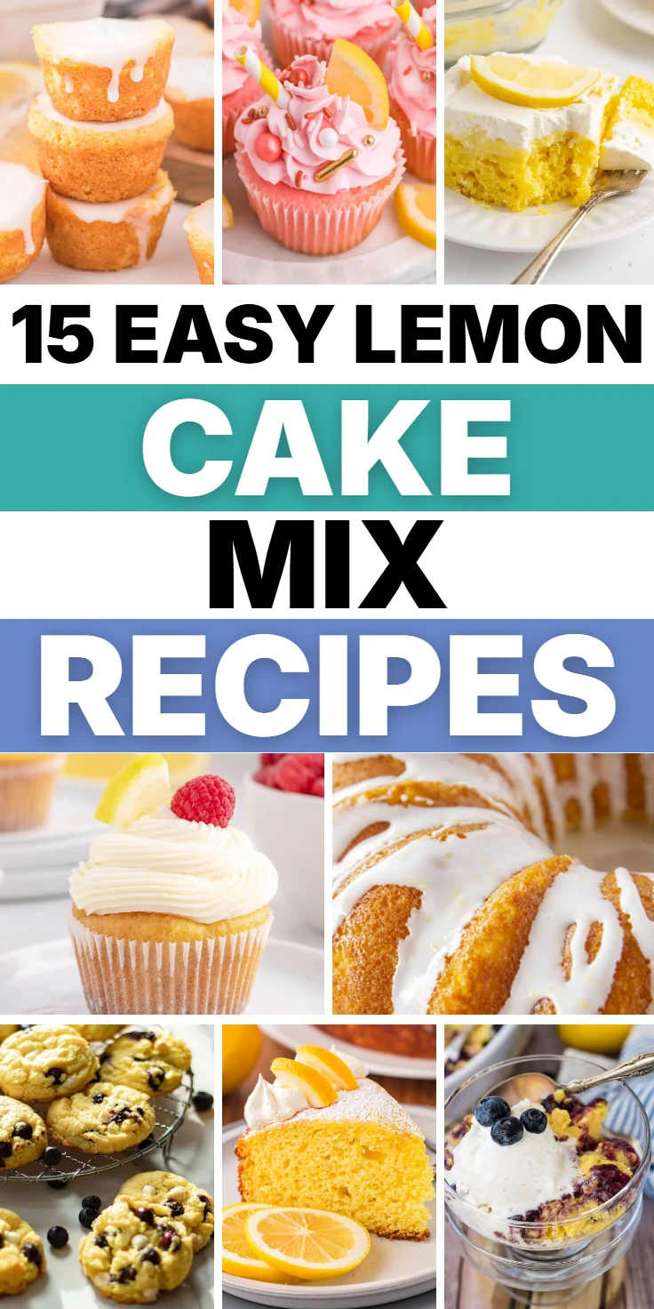 Lemon Cake Mix Recipes