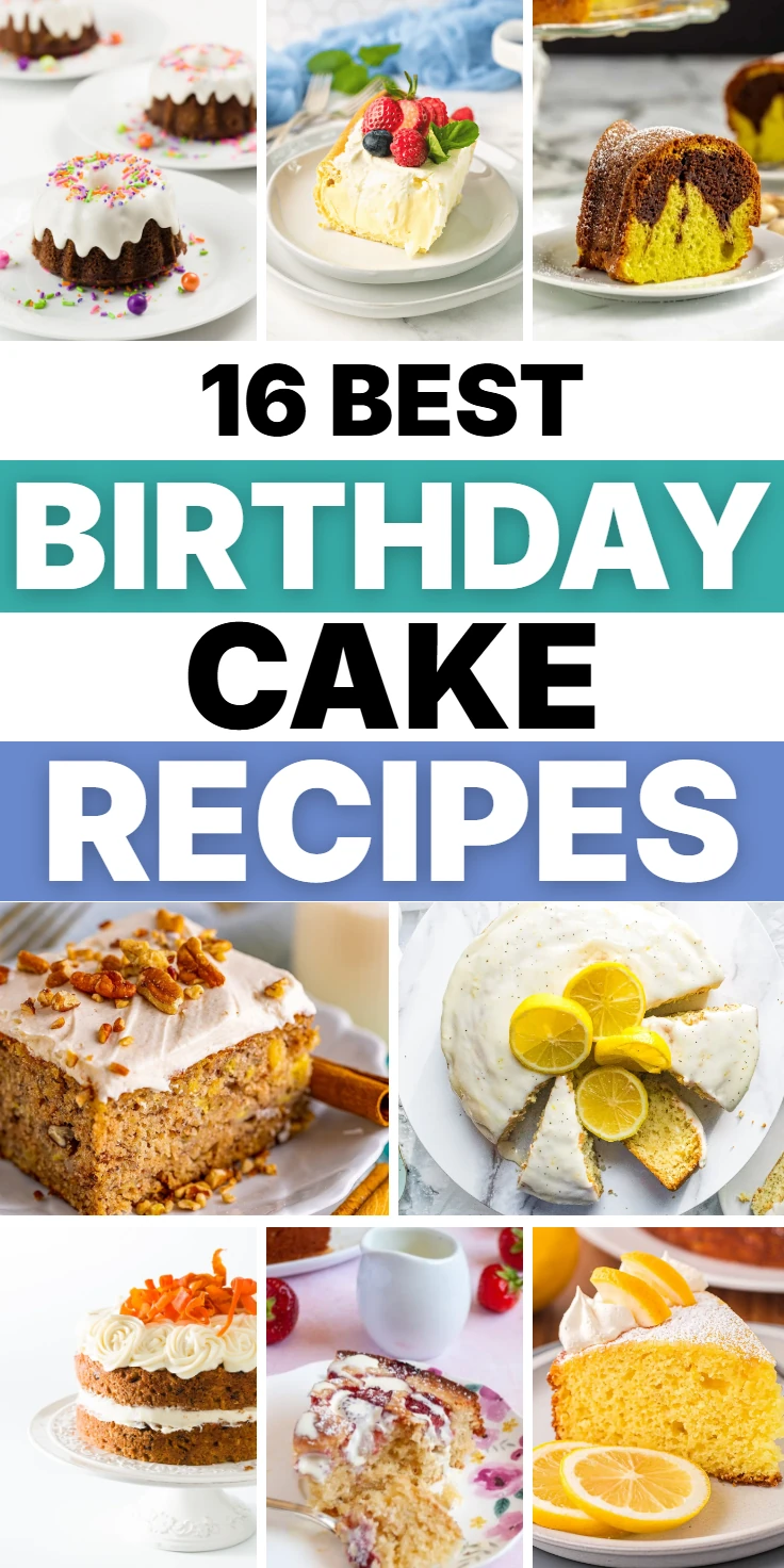 Birthday Cake Recipes