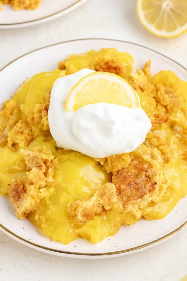 3 Ingredient Lemon Dump Cake Recipe