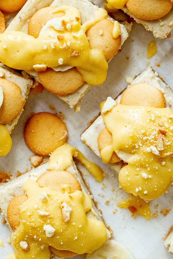 Banana Pudding Cheesecake Squares