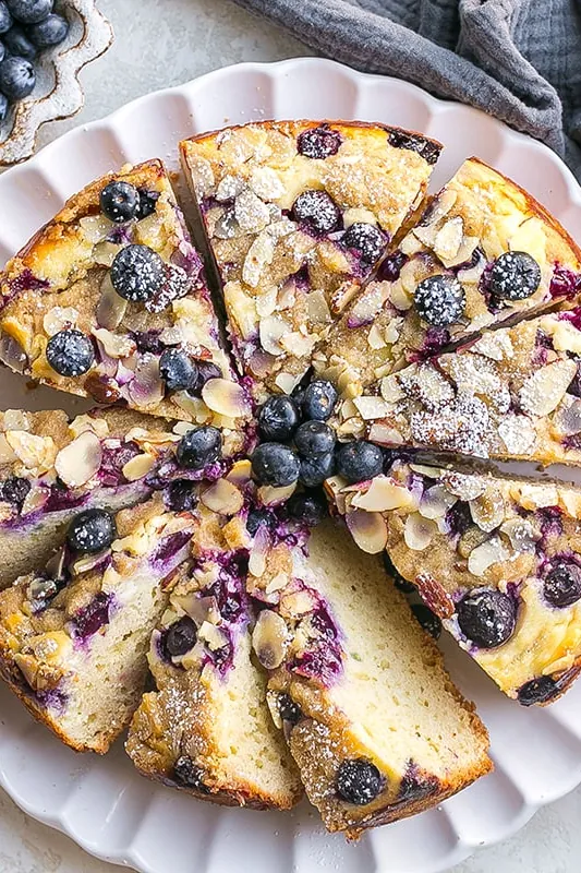 Blueberry Cream Cheese Coffee Cake