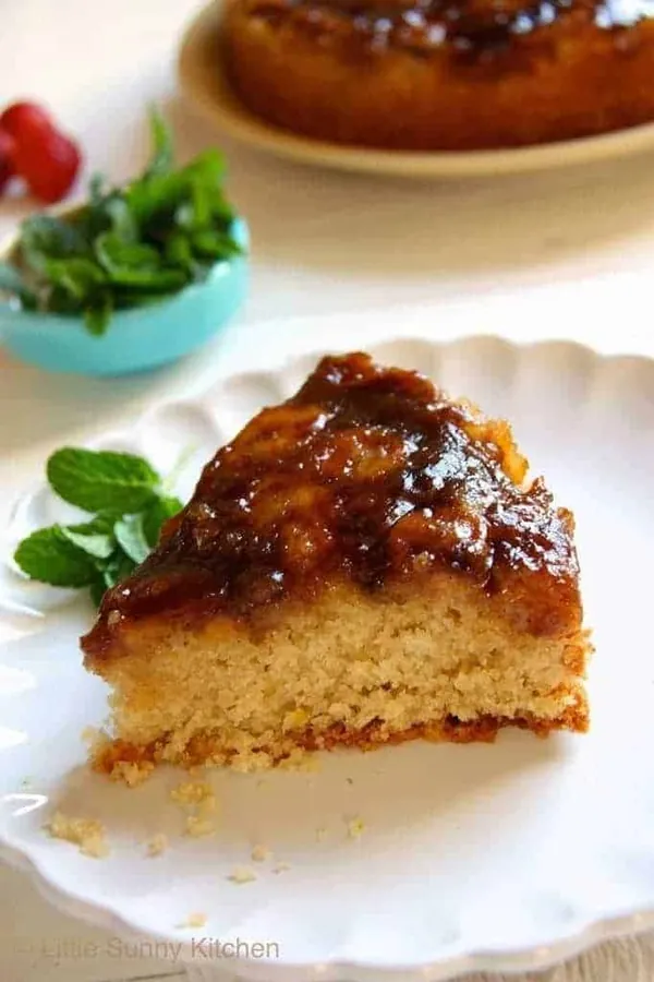 Bolo De Banana (Spiced banana upside down cake)