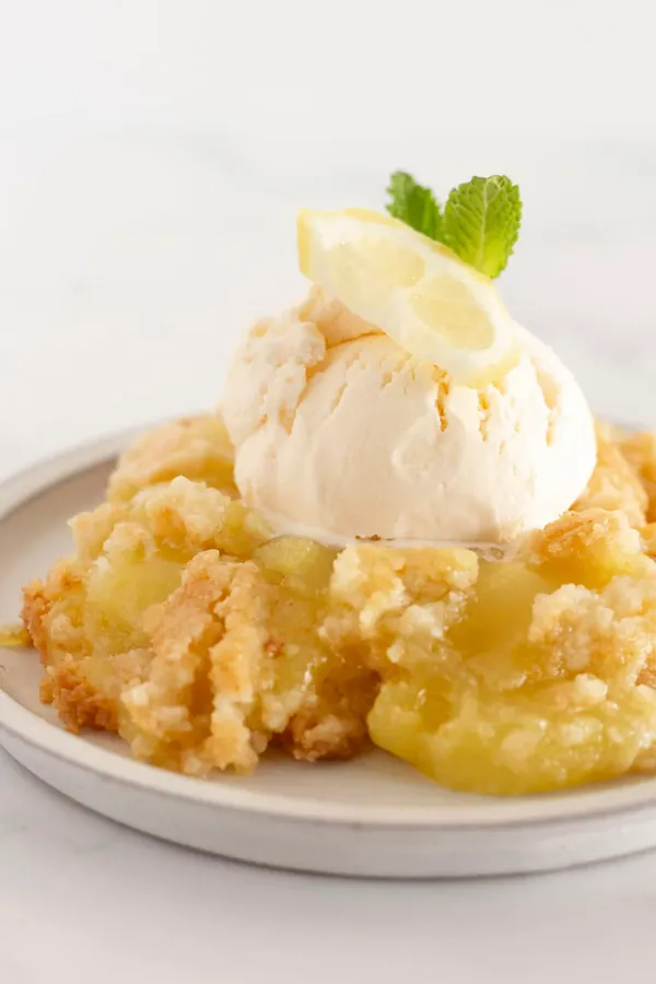 Easy Lemon Dump Cake