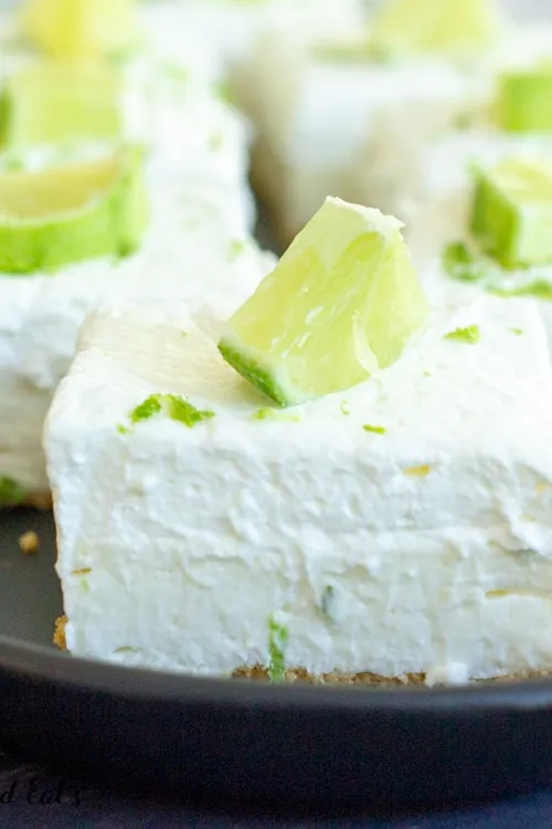 Keto Lime Cheesecake Bars