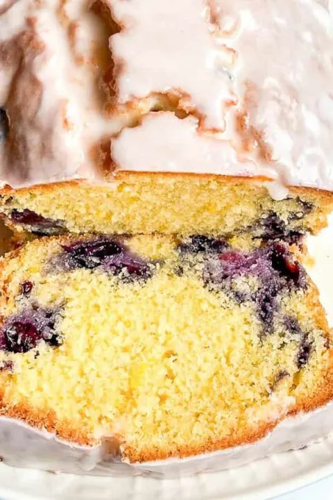 Lemon and Blueberry Loaf Cake 