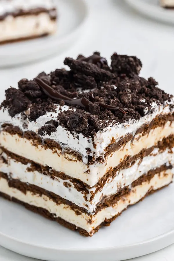 No Bake Ice Cream Sandwich Cake