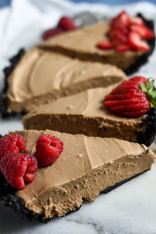 No Bake Nutella Oreo Cheesecake