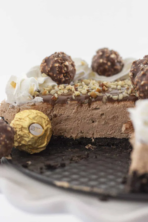 The Best No-Bake Ferrero Rocher Cheesecake