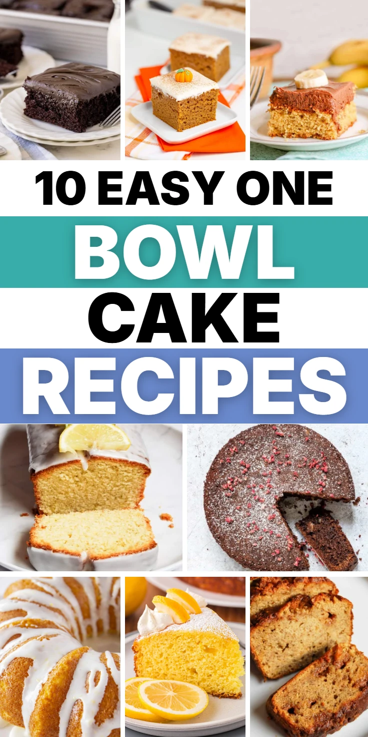 one-bowl cake recipes