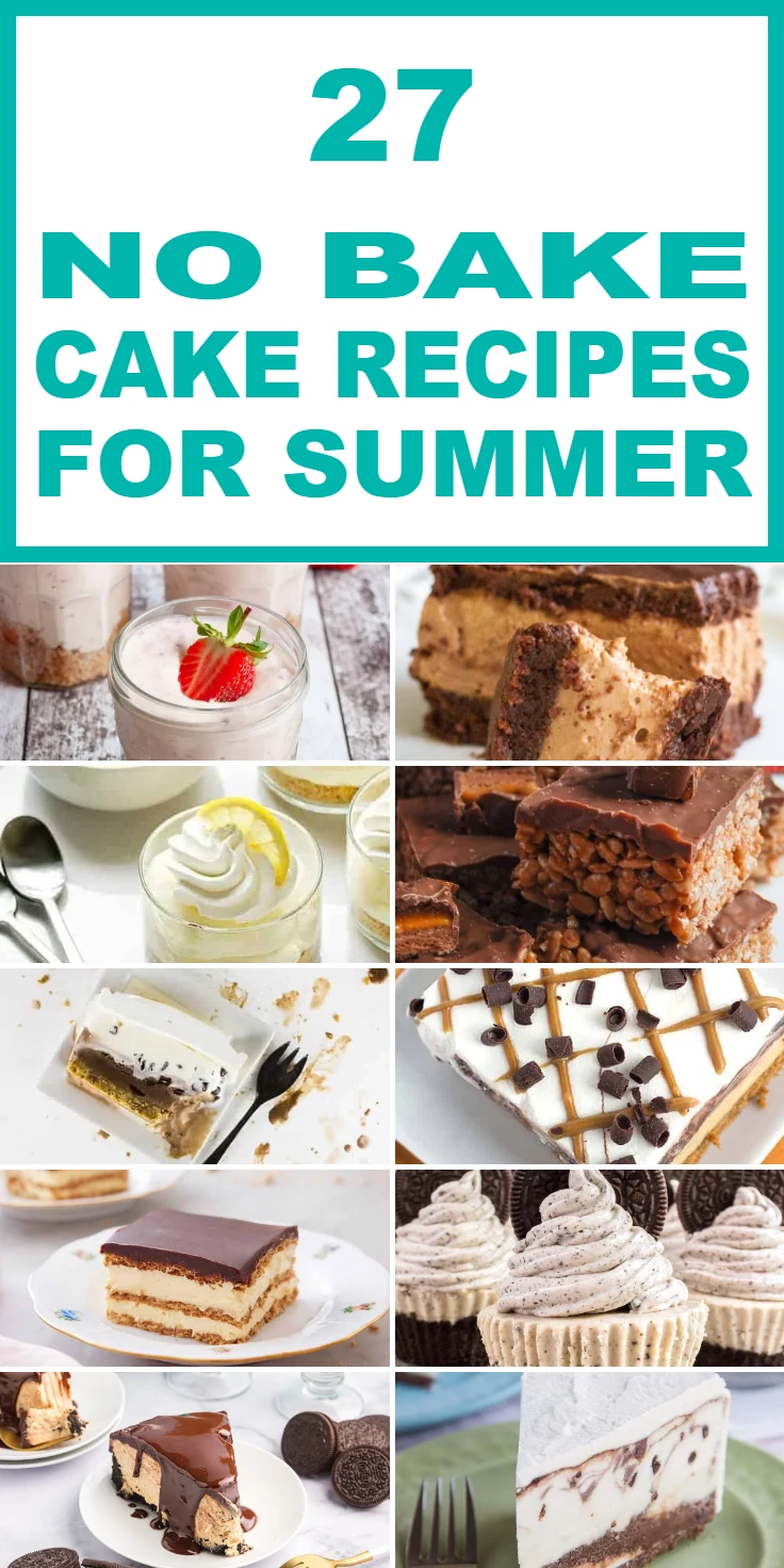 no-bake cake recipes for summer