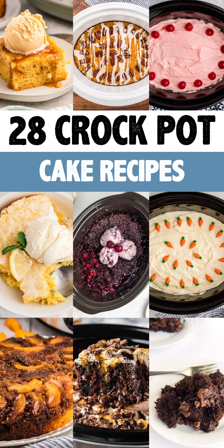 crock pot cake recipes