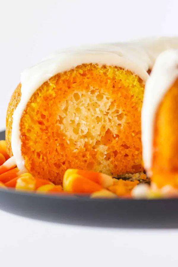 Candy Corn Bundt Cake Recipe