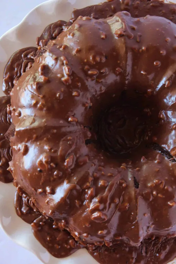 Chocolate Bundt Cake using Cake Mix