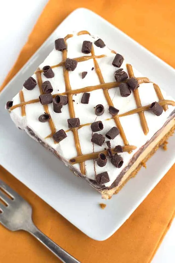 Chocolate Cookie Butter Layer Dessert