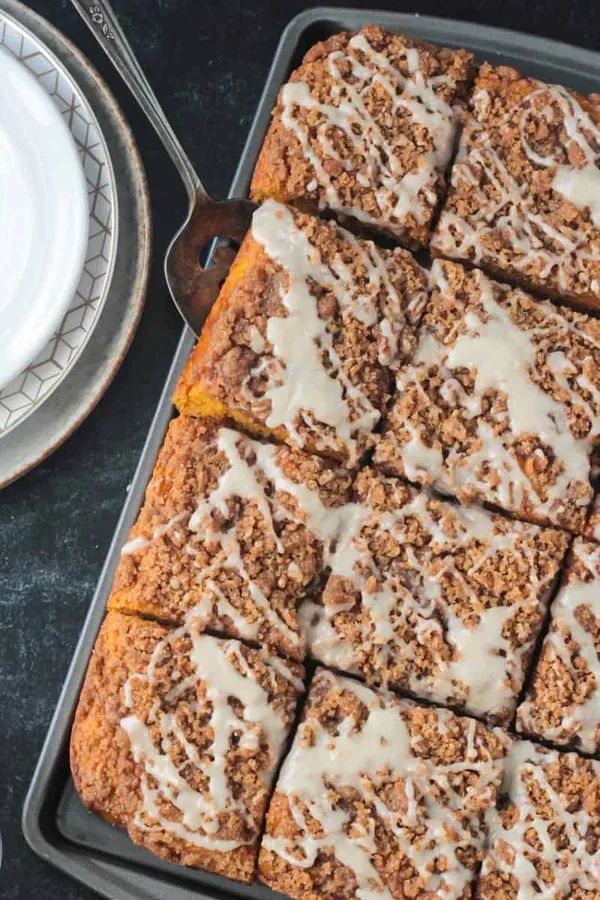 Cinnamon Streusel Pumpkin Coffee Cake