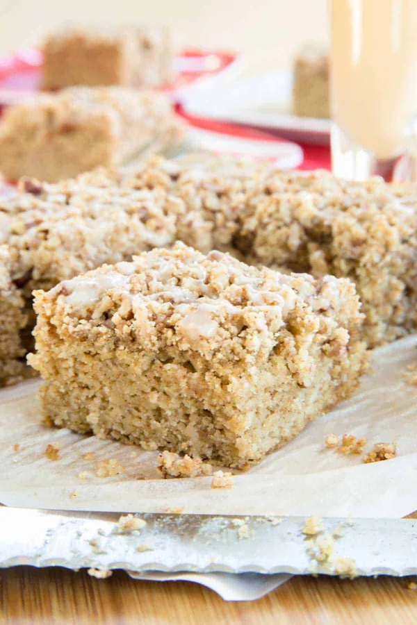 Gluten Free Eggnog Coffee Cake