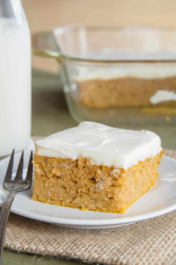 Gluten Free Pumpkin Snack Cake