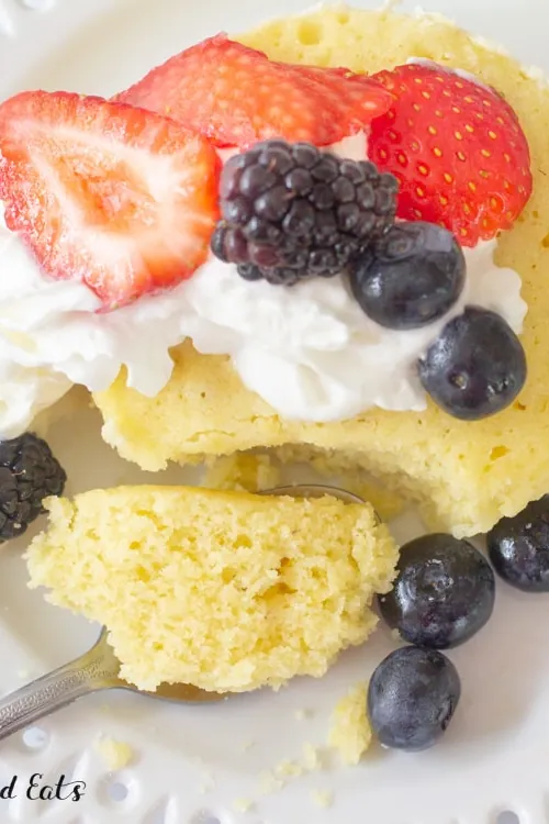 Keto Vanilla Mug Cake