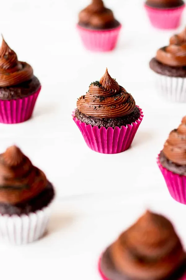 Mini Chocolate Cupcakes