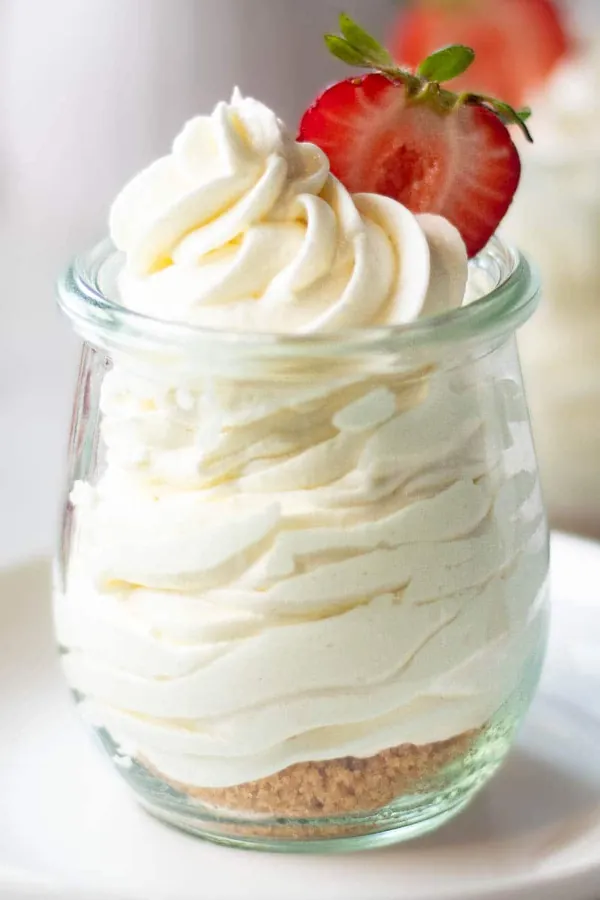 No Bake Cheesecake Mousse Cups Recipe - So Easy!