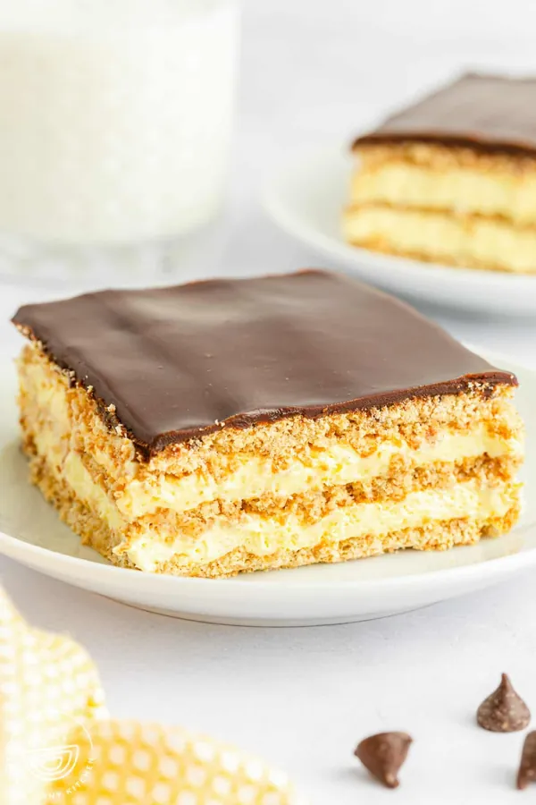 No Bake Eclair Cake