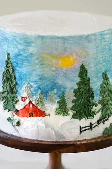 Painted Cake
