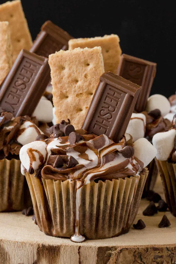 S'mores Cupcakes