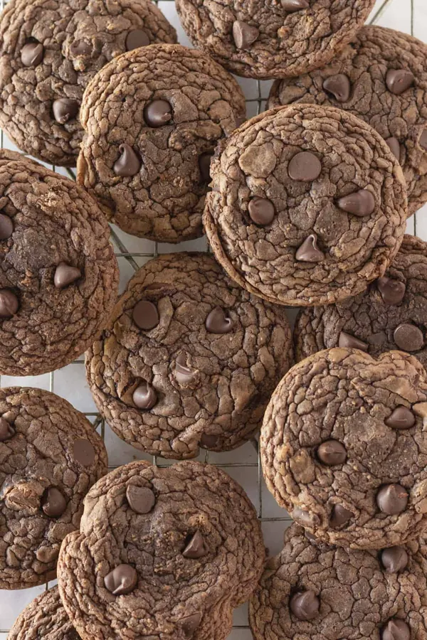 Chocolate Brownie Cookies Recipe with a Brownie Mix