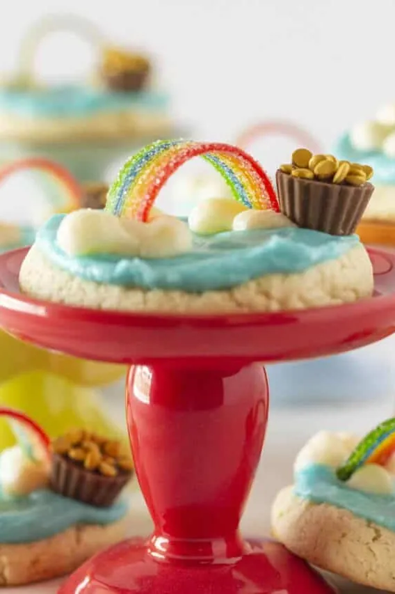 Easy Rainbow Sugar Cookies