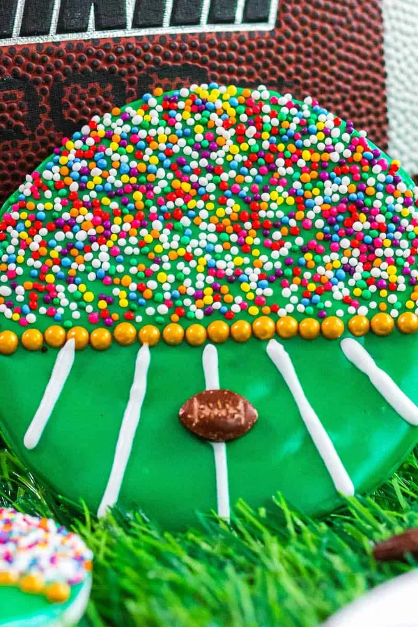 Football Sugar Cookies