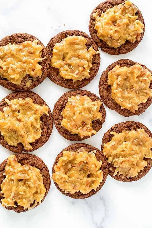 German Chocolate Cookies