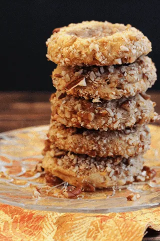 Pecan Sweet Potato Thumbprints