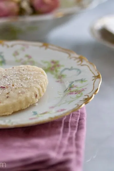 Rose Scented Shortbread