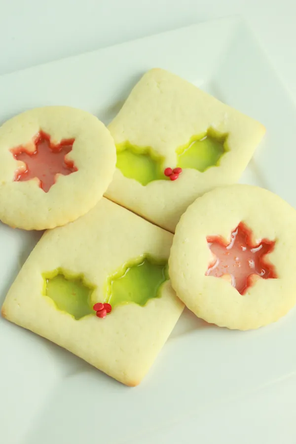 Stained Glass Cream Cheese Sugar Cookies