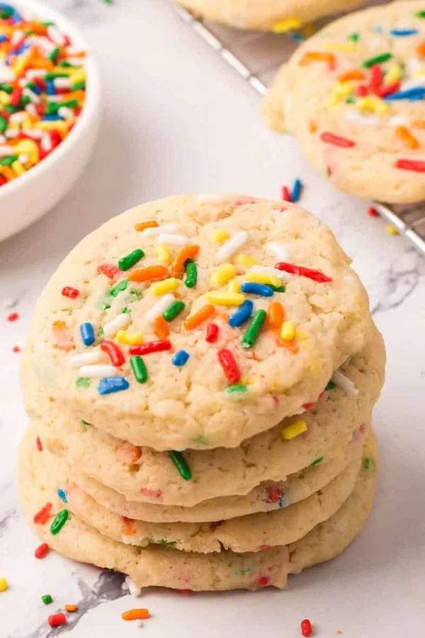 Vegan Funfetti Cookies