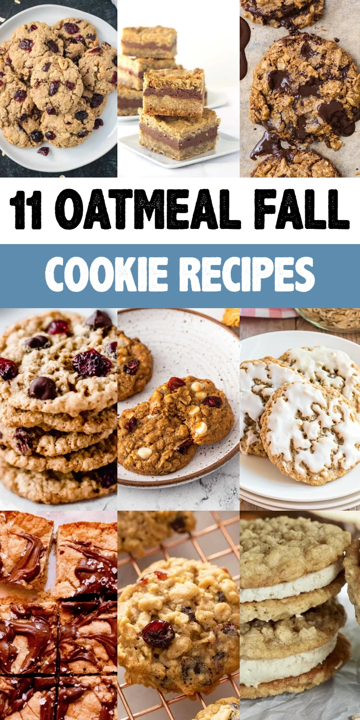 Oatmeal Fall Cookie Recipes