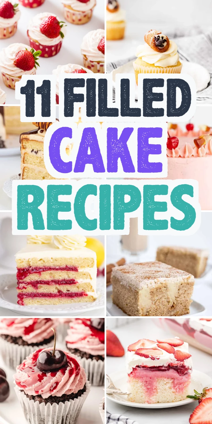 filled cake recipes