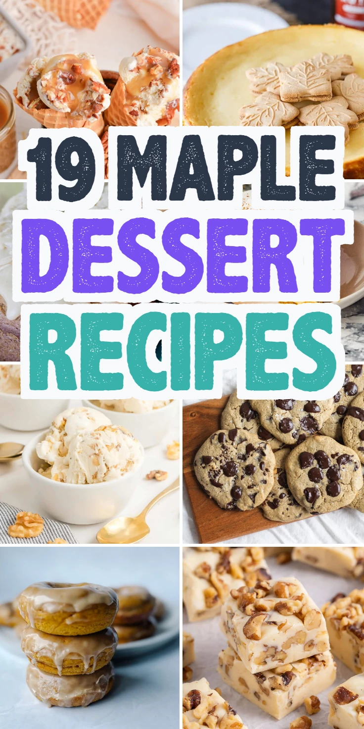 Maple Dessert Recipes