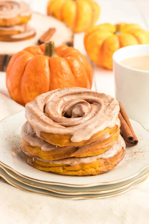 Air Fryer Pumpkin Pie Spiced Crullers