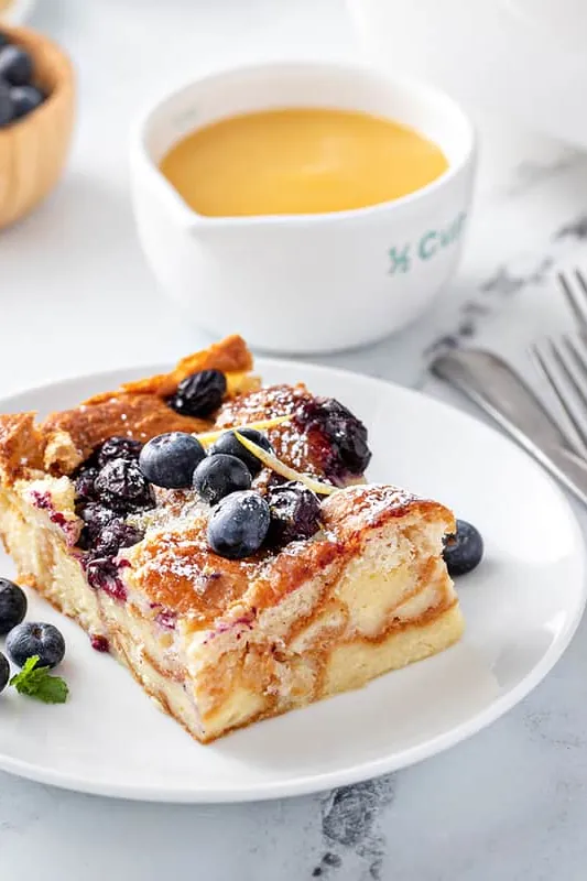 Blueberry Bread Pudding