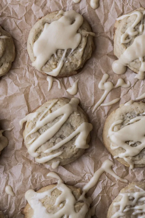 Brown Butter Sourdough Discard Maple Cookies