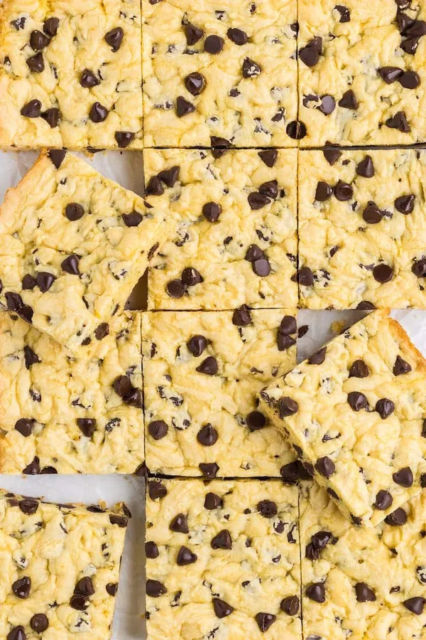 Cake Mix Chocolate Chip Cookie Bars