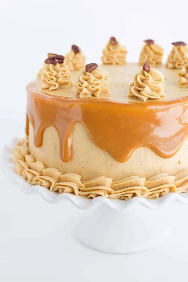 Carrot Cake with Caramel Buttercream