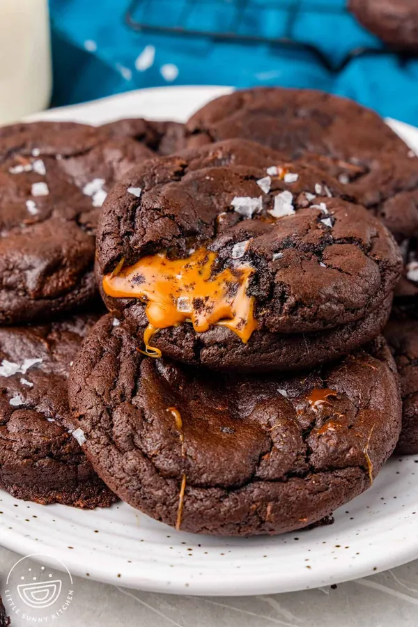 Chocolate Caramel Cookies