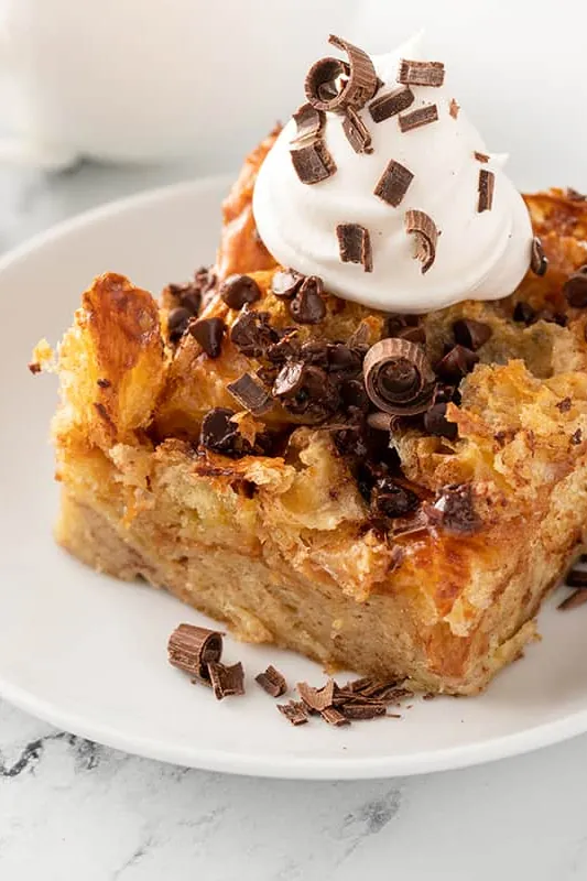 Chocolate Chip Bread Pudding