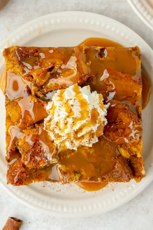 Cinnamon Pumpkin Bread Pudding Recipe