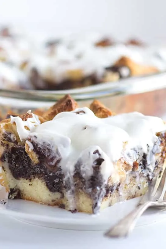 Cookies and Cream Bread Pudding