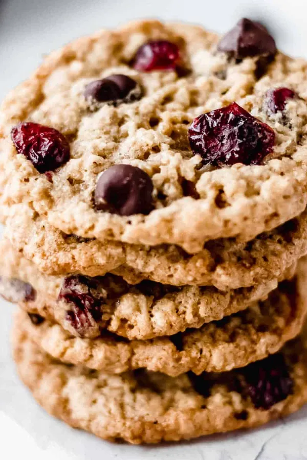 Cranberry Chocolate Chip Oatmeal Cookies