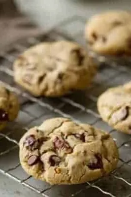 Dark Chocolate Chip Pecan Cookies