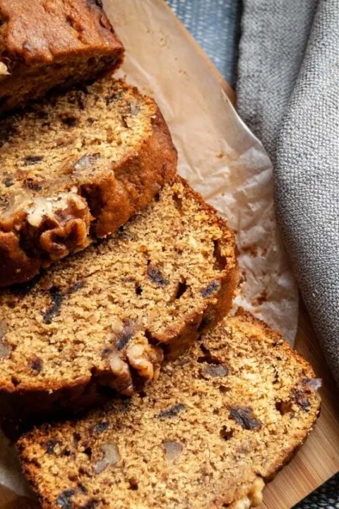 Date and Walnut Loaf Cake